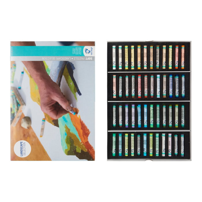 Van Gogh Set de pastels tendres pour paysages, 48 couleurs Van Gogh Set de pastels tendres pour paysages, 48 couleurs